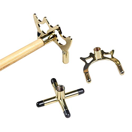 Ensemble D'Accessoires De Billard 3Pcs, Supports D'AraignéE, Snooker Repose AraignéE, Cross MéTal Piscine Billard Pour Queue De Billard, Piscine à Queue AntidéRapante Pour Usage Amateur/Professionnel Cover