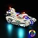 Rorliny LED Light Kit for Lego Star Wars Ghost & Phantom II 75357 Building Set, Creative Lighting kit Compatible with Lego 75357-Remote Control Version (Lights Only, No Lego Set)