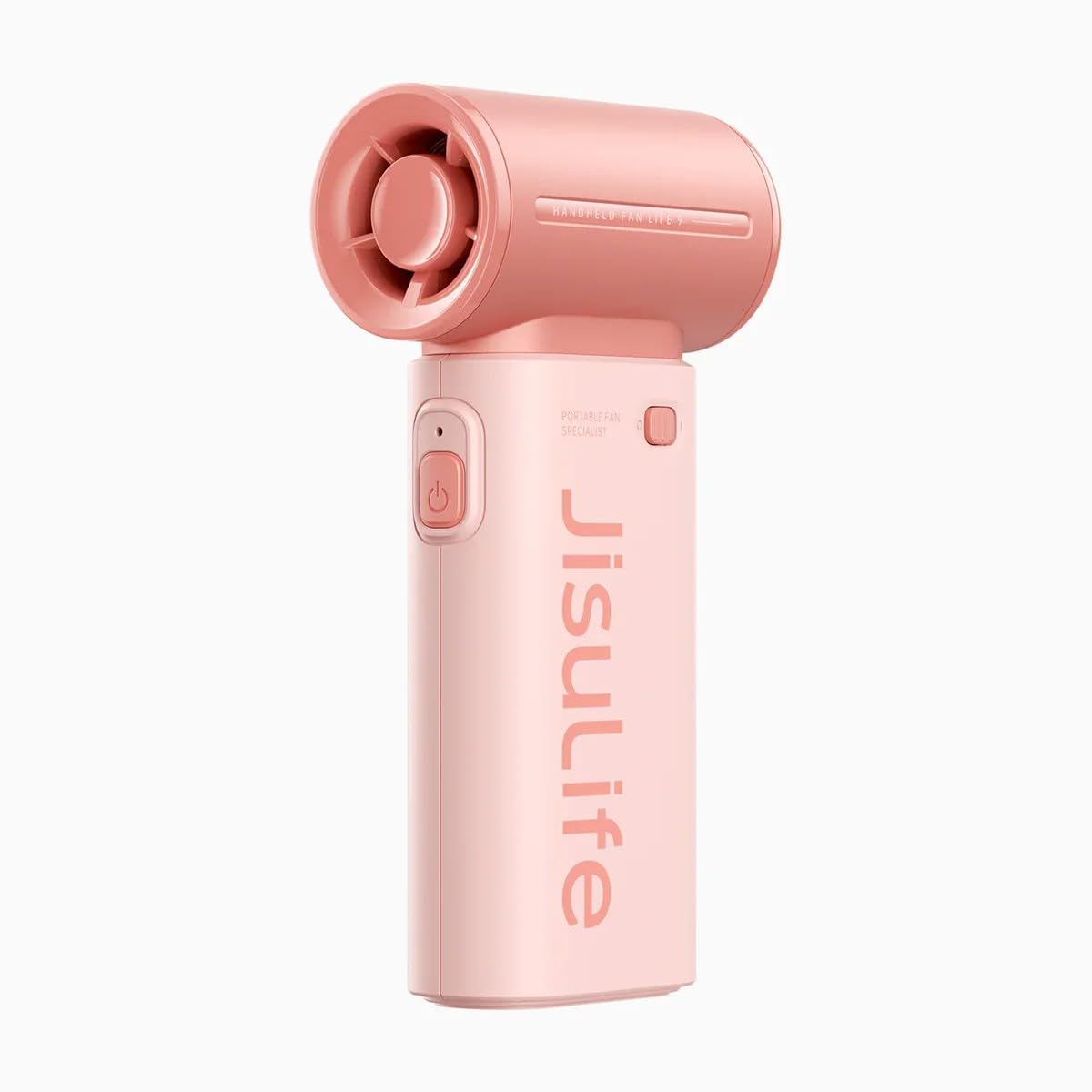 JISULIFE Handheld Fan Life9, 3600mAh Mini USB Rechargeable Personal Makeup/Lash Fan, 5 Speeds for Women Men Travel Camping - Pink-picture-27