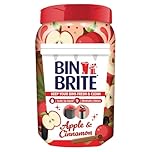 Bin Brite Bin Odour Neutraliser | Keeps Your Bins Fresh & Clean - Soaks Up Liquid, Eliminates Odours (Apple & Cinnamon - 500g)