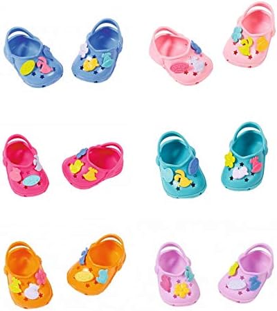 BABY bornBaby Born 824597 Shoes with Funny Pins Accessories, Solid, Assorted
