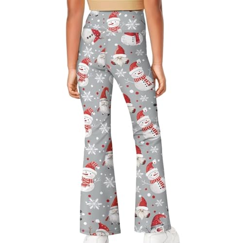 YEXIATODO Girls Leggings Flare Yoga Pants Stretchy Bell Bottoms Athletic Leggings for Toddlers Kids4
