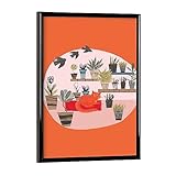 Format: 18x13 cm Poster mit schwarzem Rahmen | Belichtung auf hochwertigem Fotopapier (233 g/m²) | Großartige Qualität made in Germany