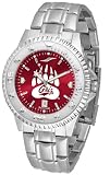 SunTime Men's Collegiate Competitor 40mm Watch - Montana Grizzlies with 20mm Stainless Steel Band - Anochrome