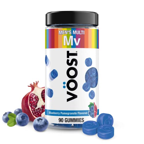 Voost, Men's Multivitamin Gummies, Supplement With Vitamin A, B, C, D & Zinc To Support Men's Daily Health*, Men's Chewable Vitamin, Blueberry Pomegranate Flavored, 30 Day Supply - 90 Count #TOP9