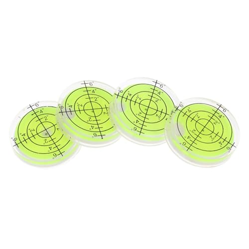 AUTSUPPL 4pcs Mini Level Ruler High-precision Level Gauge for Bathroom Machine Leveling Bubbles