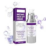 Instant Face Lift Cream with Hyaluronic Acid, Wrinkle Firming Solution, 30mL (1 pack)