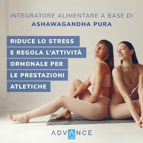 +Watt Ashwagandha Pura KSM-66 Advance Care Integratore Alimentare A Base Di Estratto Secco Di Radice Di Ashwaghanda 60 Capsule Vegano & Senza Glutine - 2