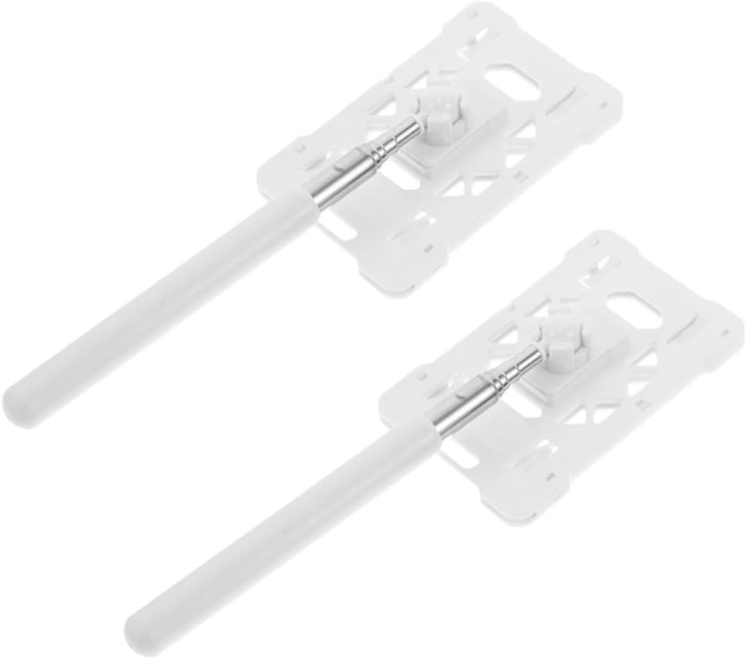 2pcs Car Parking Cardholder Tool with Telescopic Plastic Rod for Convenient Card Retrieval at Toll Stations and Residential Gates