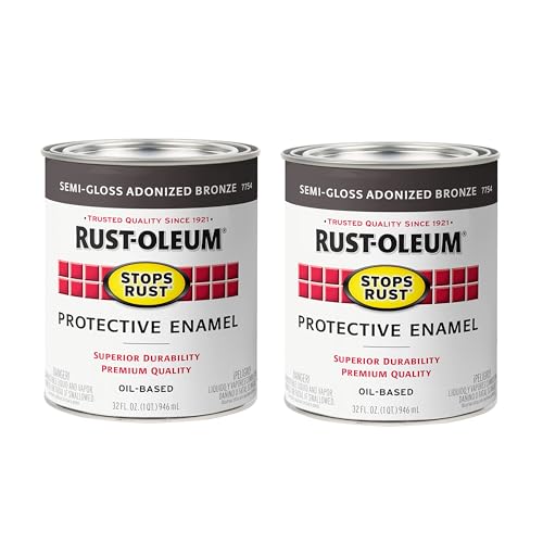 Image of Rust-Oleum Stops Rust Brush On Protective Enamel Paint, Anodized Bronze