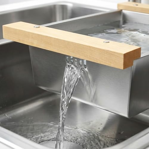 Over the Sink Colander & Dish Basin Combo,Dish Pan for Sink,Sink Wash Basin by liuboduil - Used condition - Image 6