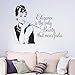 Tianpengyuanshuai Belles œuvres Qui ne Se fanent jamais Inspirational Quotes Room Amovible Vinyle Autocollant Mural 42X27cm