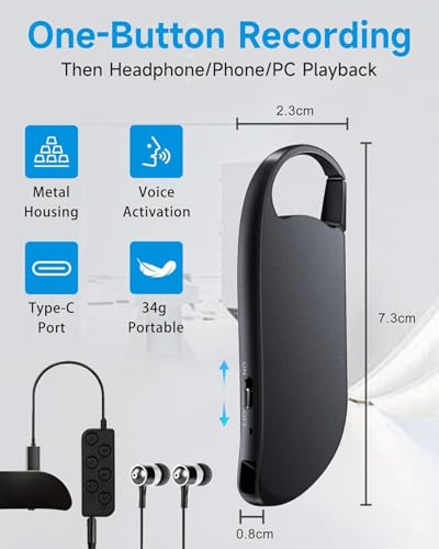 Image of Voice Recorder (Keychain 64gb)