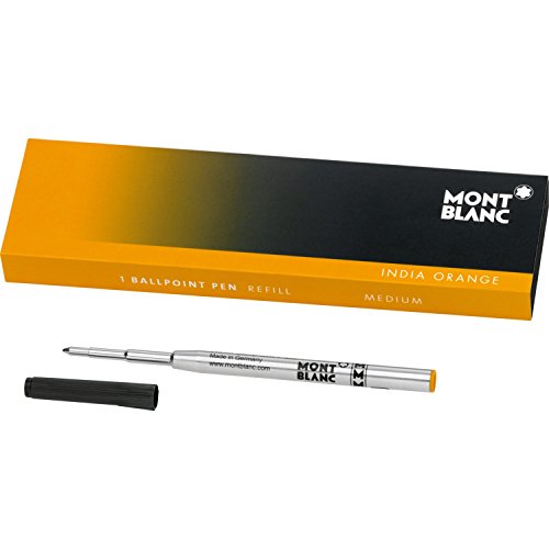 Montblanc India Orange Ballpoint Pen Refill Medium