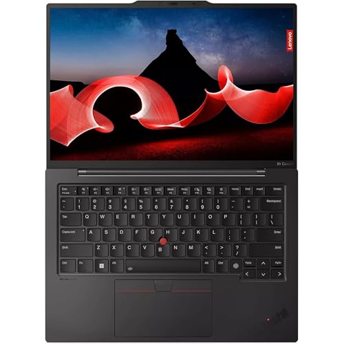 Image of Lenovo ThinkPad X1 Carbon Gen 12 Touchscreen, Intel Ultra 7 155H (Beats U7 165), 14 inch Touch (1920 x 1200) 32GB DDR5, 1TB SSD Gen 5, 1080p IR Camera, WiFi 6.0, Win 11 Pro - Black