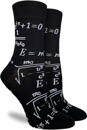 Good Luck Sock Women's Math & Science Socks, Adult, Science - Math Equations, One Size Good Luck Sock Women's Math & Science Socks, Adult, Science - Math Equations, One Size