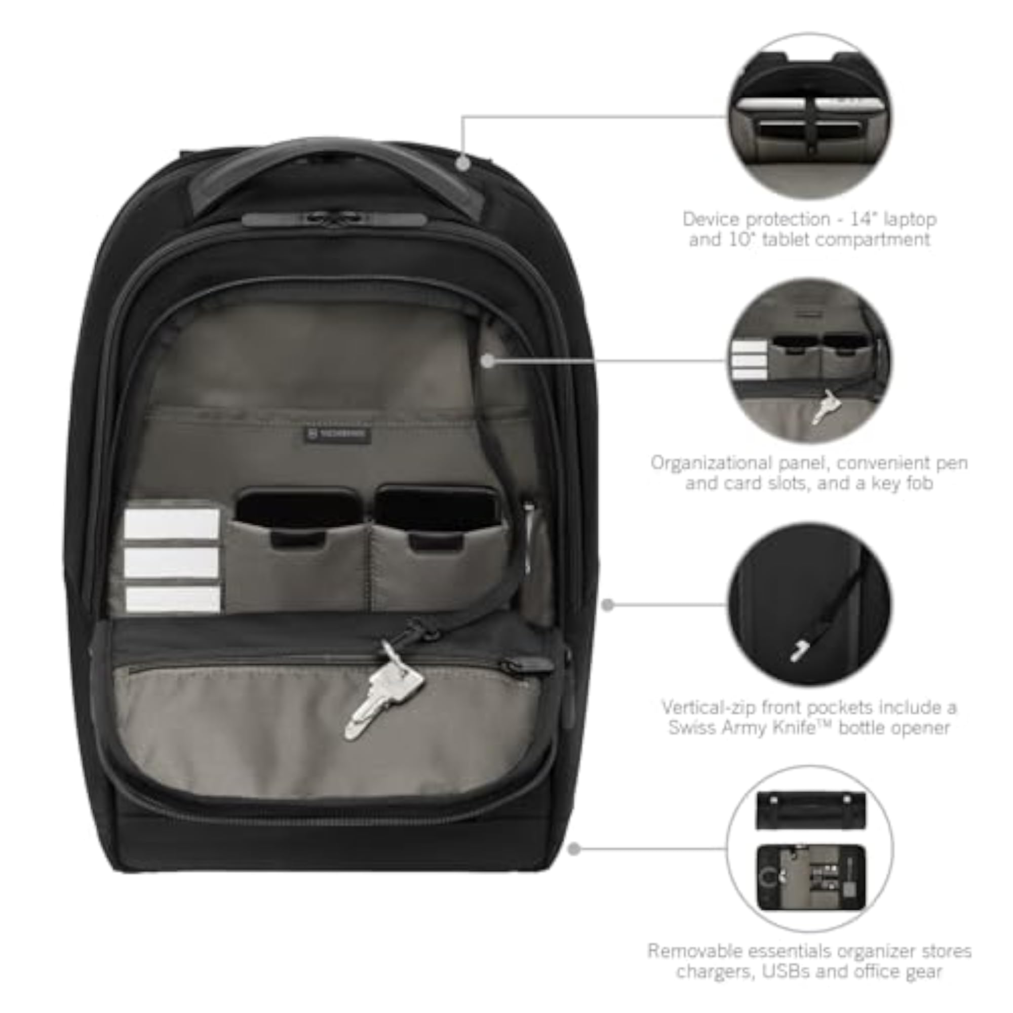 Swiss Designed Altmont Professional Compact Laptop Backpack