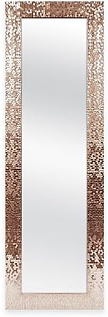 Mirror 53-Inch x 17-Inch Rectangular Sequin Over-The-Door Plastic/Glass
