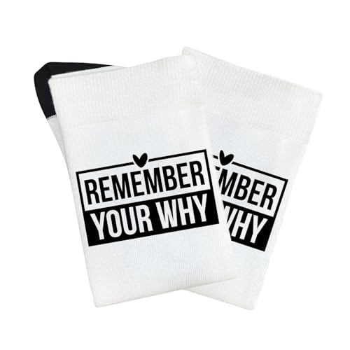 remembers your why half calf sock for daughter