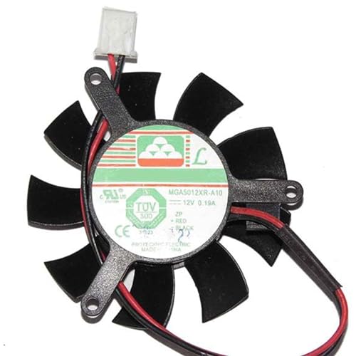 MGA5012HR-O10 / XR-A10 MGA5012XR-O10 Graphics Card Cooling Fan Replacement for MSI 730 Video Card Cooler Fans 46mm 12V 2 Pin
