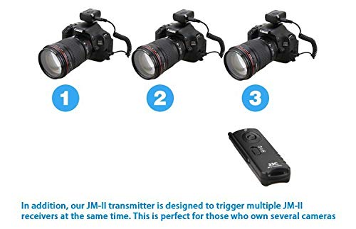 Mando a Distancia inalámbrico para cámara OM System OM-1 Mark II Olympus OM-D E-M1 Mark II (30 Metros, 433 MHz) de JJC. Compatible con Interruptor de Cable Remoto Olympus RM-CB2 - imagen 5