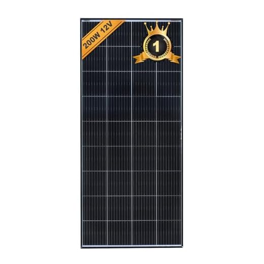 enjoy solar® 200W 12V Monokristallines Solarmodul, PERC 9BB - Solarpanel ideal für Wohnmobil, Balkonanlage, Gartenhäuse, Boot (Schwarze Rahmen)