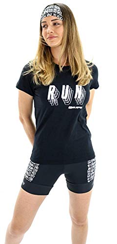 Bermuda de Compressão para Corrida Hupi Run Run Feminina Curta, Cor: Preto, Tamanho: P