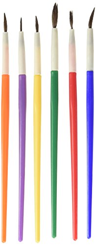 Royal Brush Paint Brushes, Round, Natural Hair, Assorted Sizes, Pack of 144 - RCVP-108