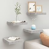 Photo Gallery shgaxin mensole a muro 4 pz grigio cemento 23x23,5x3,8 cm in mdf,mobili,scaffalature,scaffali e mensole per pareti-326590 Photo Gallery shgaxin mensole a muro 4 pz grigio cemento 23x23,5x3,8 cm in mdf,mobili,scaffalature,scaffali e mensole per pareti-326590
