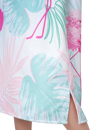 Lomtrats Quick-Drying Surf Poncho, Changing Towel, Bathrobe, Sports Towels For Swimmers,Hoodie For Adults,Swimming,Beach,Surfing,Diving,Bathing（Adult-M） - 3