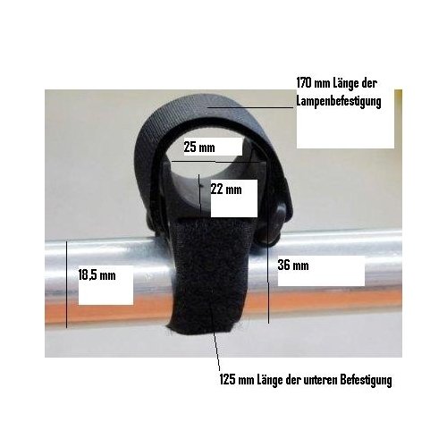 Soporte universal para linterna de bicicleta, acople de manillar resistente Twofish 5