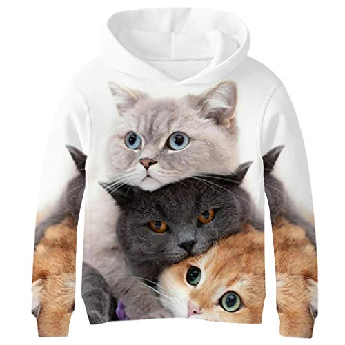 SAYM Big Girls Galaxy Fleece Pockets Sweatshirts Jacket Pullover Hoodies