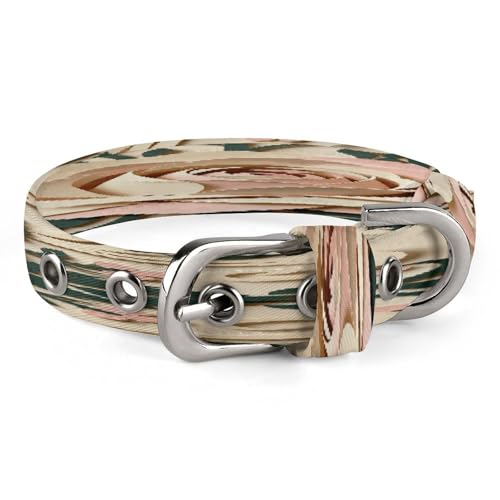 Collar de perro ajustable suave para paseos diarios con estampado de flores 2