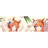 [YAORUI] サイレンススズカ 抱き枕カバー ウマ娘 EX版 2wayトリコット 50*160cm 両面プリント 水着姿 等身大 アニメ萌えグッズ キャラクター だきまくら 同人グッズ 長い枕 横向き寝 (EX版)