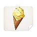 Yellow Peanut Sweet Ice Pattern Cleaning Cloth Screen Cleaner 2pcs Suede Fabric