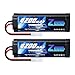 Produktbild Zeee 7,2V 4200mAh RC NiMH Akku für RC Auto RC LKW HPI Losi Kyosho Hobby für RC Cars Aeroplane Helicopter Boat (2 Packs)