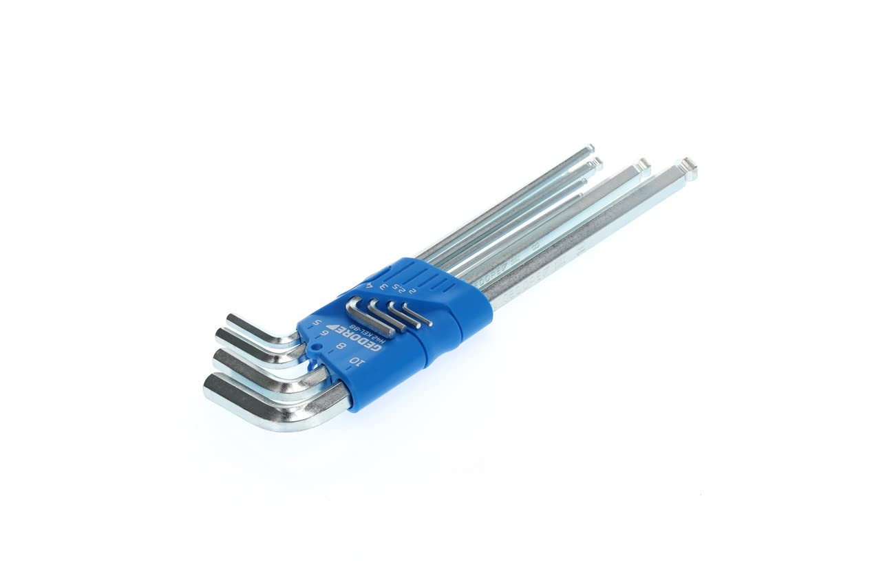 GEDORE H 42 KEL-88 Hexagon Allen Key Set in Holder 8 pcs 2-10 mm