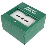 iplusmile Manueller Alarmknopf aus Grünem Kunststoff mit Brandschutznorm Verschleißfest und Nahtlose Systemintegration für Zuhause und Lager
