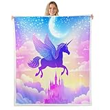 ✔ [doux et chaud]: 100% polyester microfibre. Flanelle imprimée ultra douce double face d'un côté et polyester ultra chaud en peluche à l'intérieur.