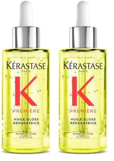 Kérastase Première, Glanzverstärkendes und reparierendes Haaröl für geschädigtes Haar, Mit Zitronensäure und Glycin, Huile Gloss Réparatrice Hair Oil, 30 ml