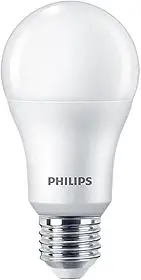 PHILIPS LEDBulb Lâmpada Led Base E27, Branco (Quente), Bivolt (100-240 V), 9 W