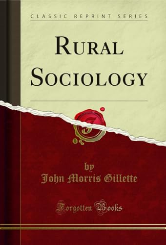 Rural Sociology (Classic Reprint) (English Edition)