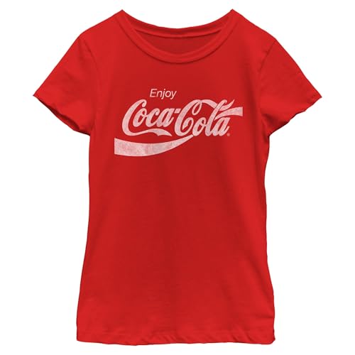Girl's Coca Cola Distressed Enjoy T-Shirt