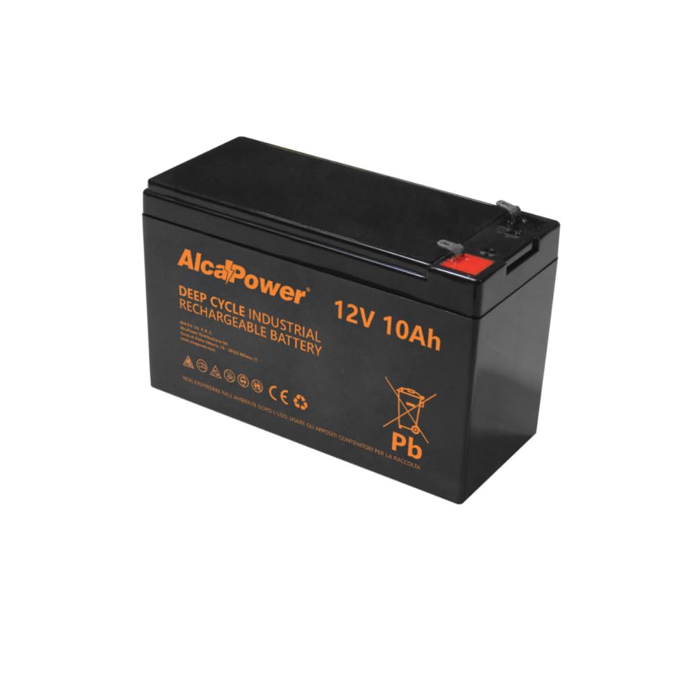 Batteria al piombo ricaricabile ermetica 12V 10Ah per uso ciclico