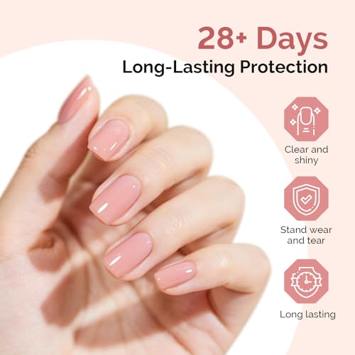 Image of MelodySusie No Wipe Glossy Top Coat Base Coat Cuticle Oil Set Long Lasting Shine Finish Soak Off UV LED Nail Lamp Nail Art Design Manicure Kit Perfect Gifts for Women Girls 3 Pcs 15ml