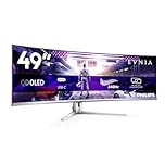 Philips Evnia 49M2C8900-49 inch OLED DQHD Curved Gaming Monitor, 240 Hertz, 0.03ms GtG, HDR400, Ambiglow (5120x1440, HDMI 2.1, DisplayPort 1.4, USB-C, USB Hub) white