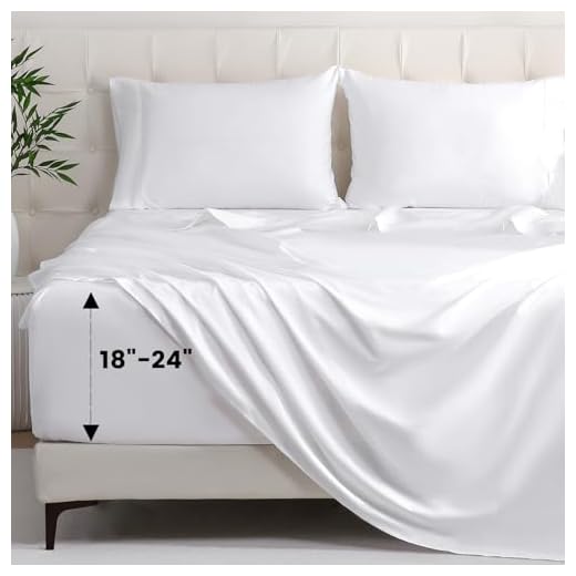 The Ultimate Guide to Dreamy Nights: The 15 Best High Thread Count Sheets for Ultimate Comfort Bedlifes King Sheet Set, Extra Deep Pocket 18-24 Inches,1000Thread Count 100% Egyptian Cotton, Soft and Breathable Sateen 4-Piece, White