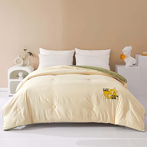 All Season Hypoallergenic Down Alternative Microfiber Comforter 59x79in, Winter Soft
