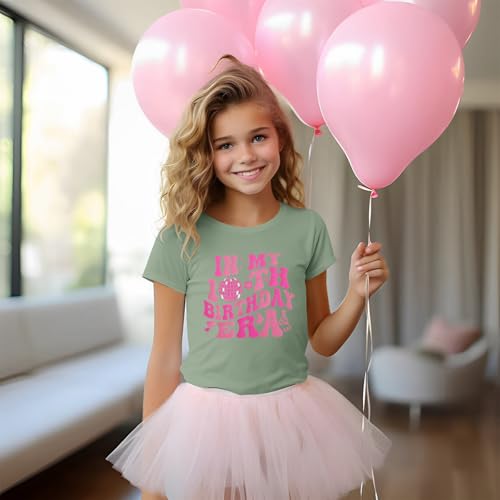 in My 10th Birthday Girl Era Shirt 10 Years Old Birthday T-Shirt Tenth B-Day Party Short Sleeve Tee Tops4