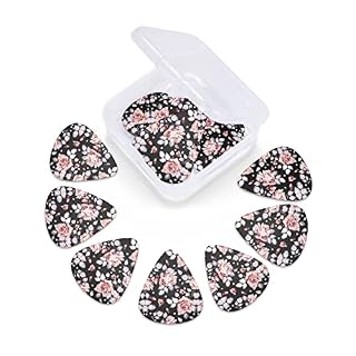 Médiators Guitare 12-Pack Médiators Fleur Rose Pour Guitare Électrique Guitare Acoustique Diverses Guitares - Les Beatles, Paul McCartney, John Lennon, RIngo Starr, George Harrison Médiators Guitare 12-Pack Médiators Fleur Rose Pour Guitare Électrique Guitare Acoustique Diverses Guitares – Image 5